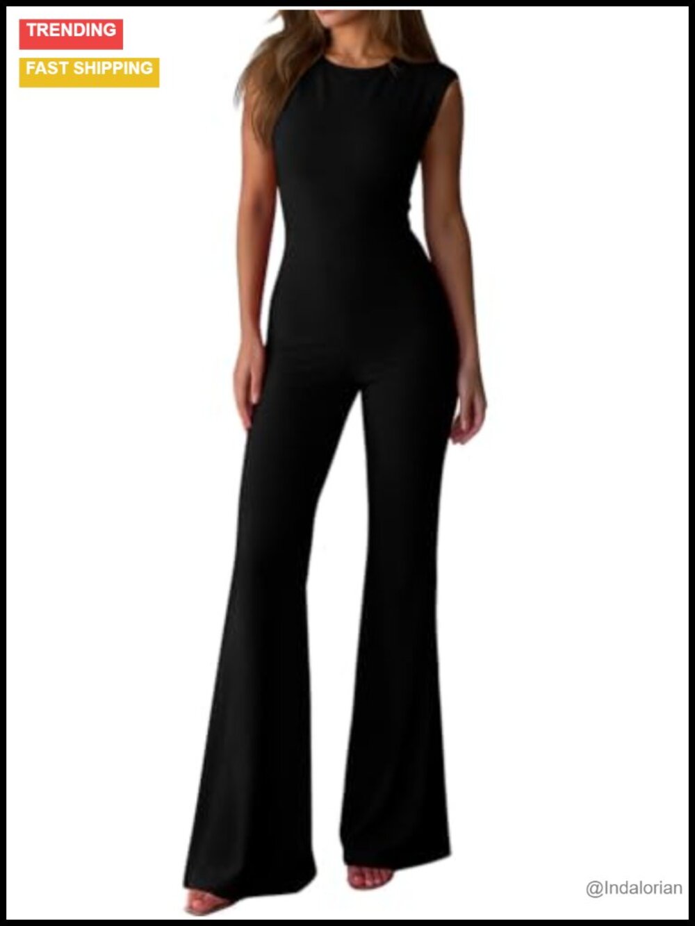 Sleeveless Wide Leg Jumpsuit Women One Piece Loose Fit Romper